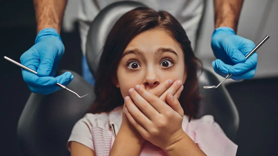 Girl Experiencing Dental Anxiety